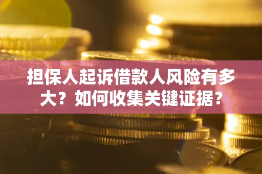 北京担保人起诉借款人风险有多大？如何收集关键证据？