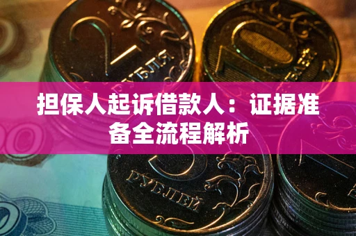 北京担保人起诉借款人：证据准备全流程解析