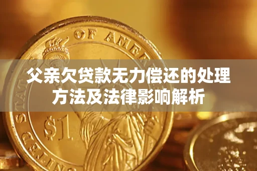 北京父亲欠贷款无力偿还的处理方法及法律影响解析