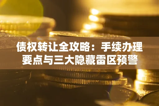 北京债权转让全攻略：手续办理要点与三大隐藏雷区预警